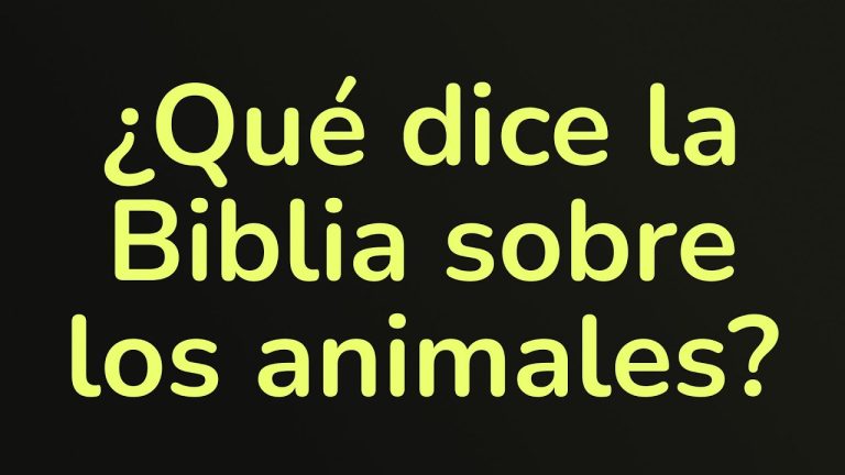 ᐈ ¿Qué dice la Biblia de los animales van al cielo?